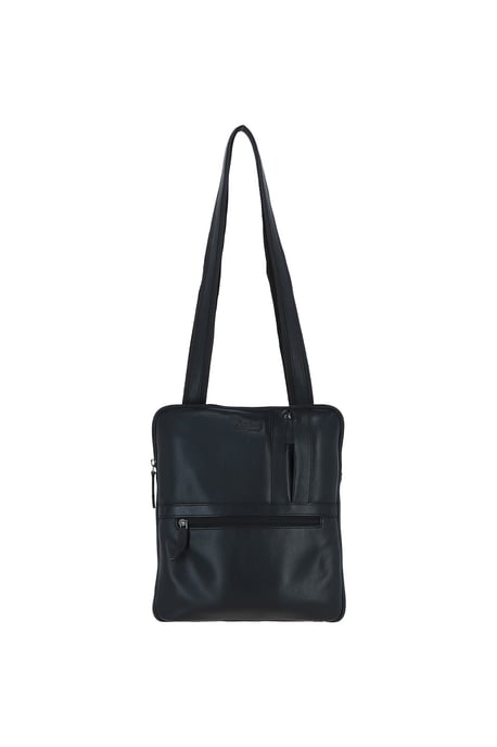 'Moscow' Real Leather Crossbody Messenger Bag - Image 2