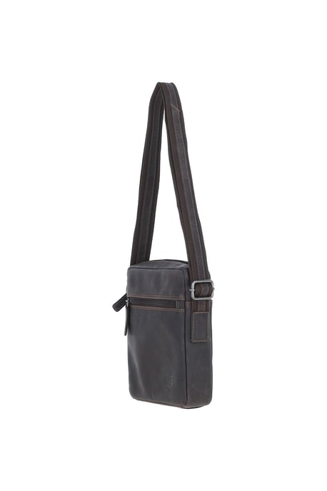 'Lisbon' Real Leather Messenger Bag - Image 3
