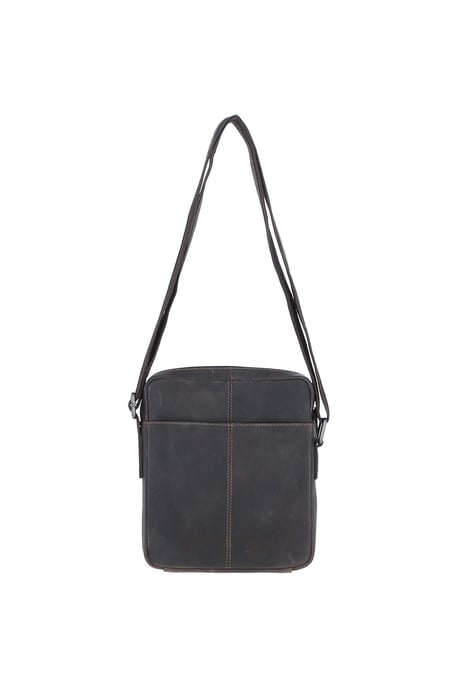 'Lisbon' Real Leather Messenger Bag - Image 4