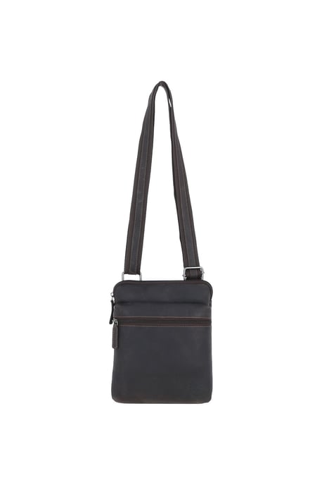 'Berlin' Real Leather Messenger Crossbody Bag - Image 2