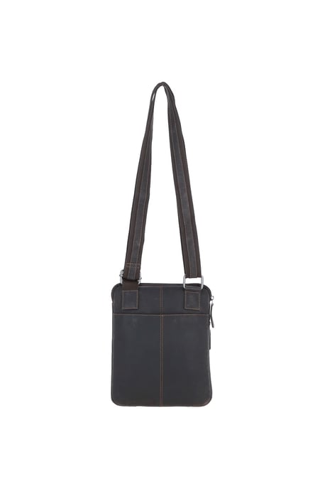 'Berlin' Real Leather Messenger Crossbody Bag - Image 4