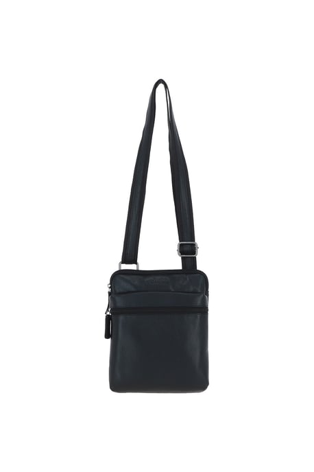 'Berlin' Real Leather Messenger Crossbody Bag - Image 2