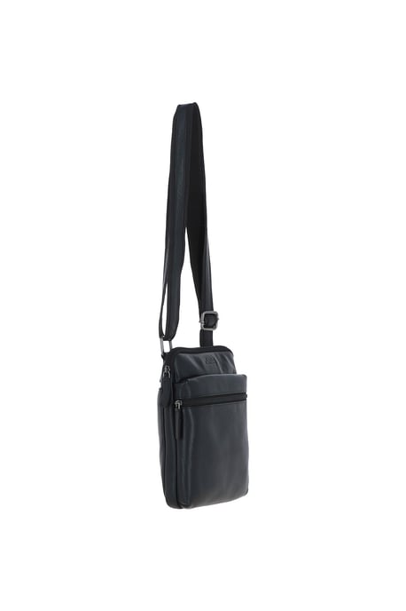 'Berlin' Real Leather Messenger Crossbody Bag - Image 5