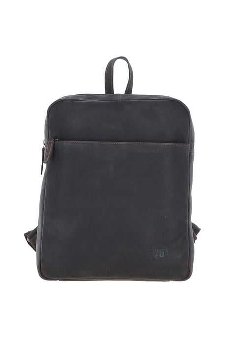 'Brussels' Real Leather Backpack With Multiple Pockets - Image 1