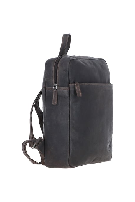 'Brussels' Real Leather Backpack With Multiple Pockets - Image 4