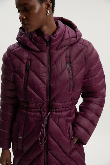 Petite Lightweight Knee Length Packable Coat - Image 2
