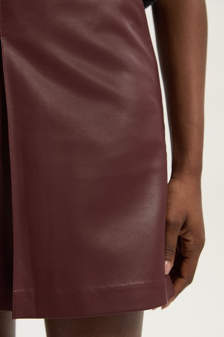 Faux Leather Skort - Image 2