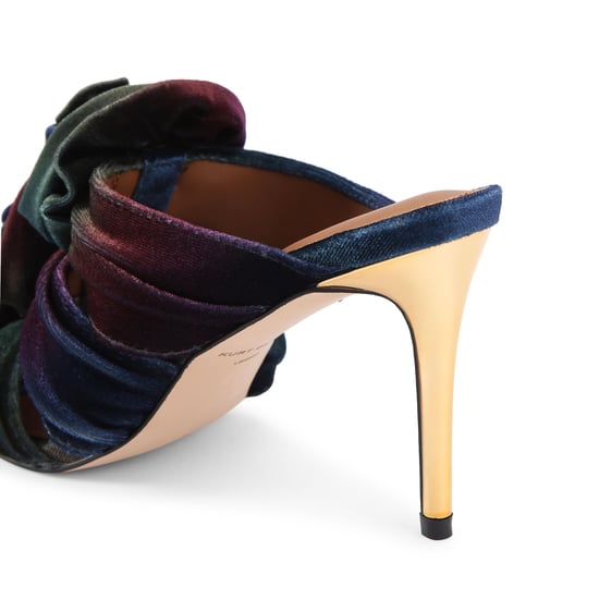 Kurt Geiger London Velvet Bloom Mule Mules - Image 3