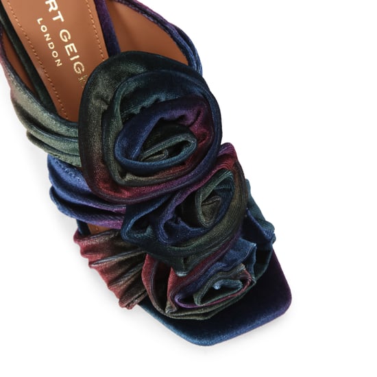 Kurt Geiger London Velvet Bloom Mule Mules - Image 4