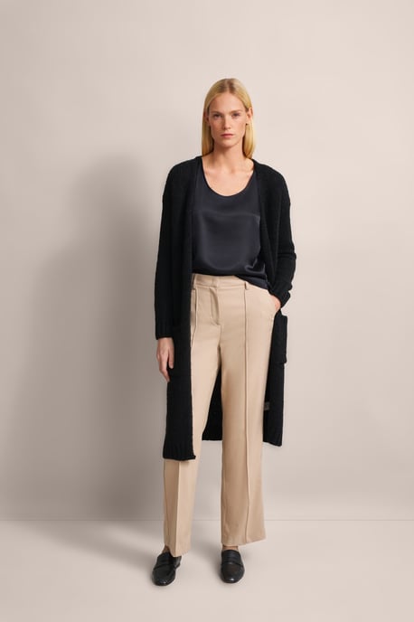 Bugatti Damen Vest met brede geribde manchetten - Image 4