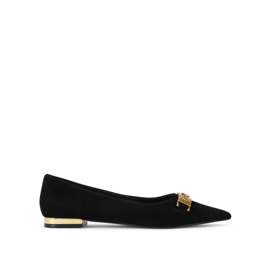 Kurt Geiger London Suede Kingsley Pointed Flat Ballet Flats - Image 1