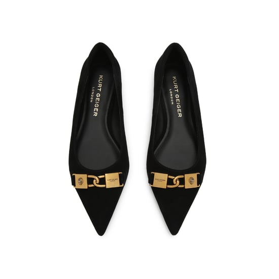 Kurt Geiger London Suede Kingsley Pointed Flat Ballet Flats - Image 2