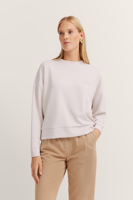Bugatti Damen Sweater met belettering - Image 1