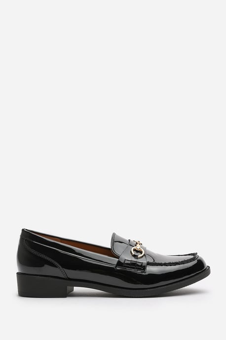 Wheres That From Womens 'Maison' School Shoes Buckle Slip On Loafers - Image 2