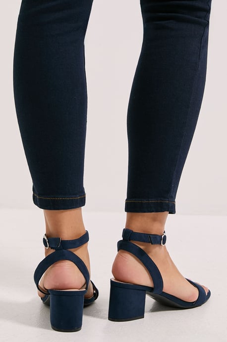 Tommi Barely There Mid Block Heel Sandals - Image 3