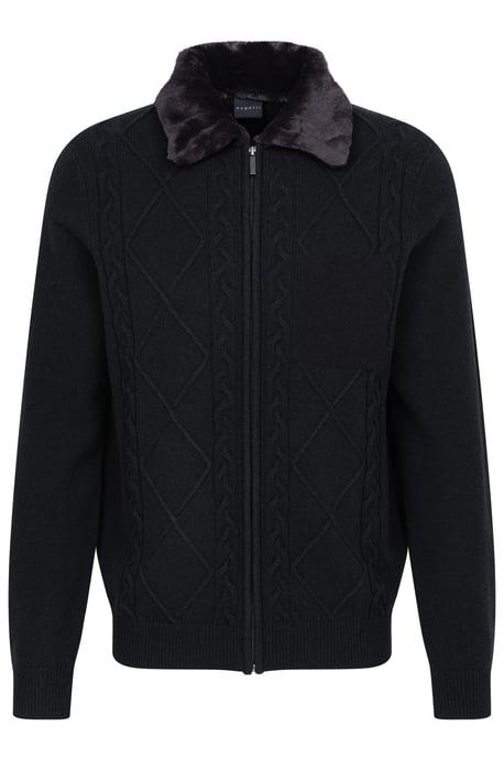 Bugatti Herren Vest met kraag van imitatiebont - Image 3