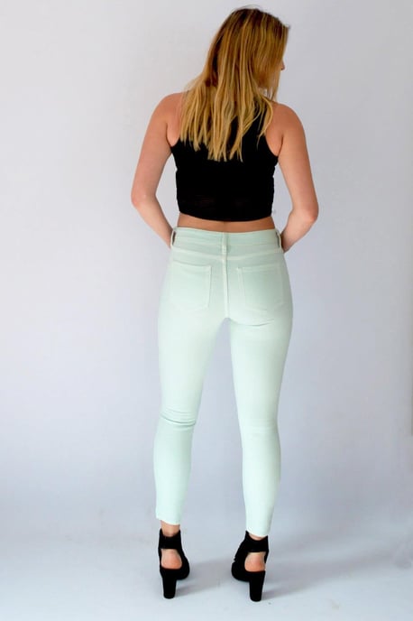Slim Leg Ankle Grazer Jeans - Image 5