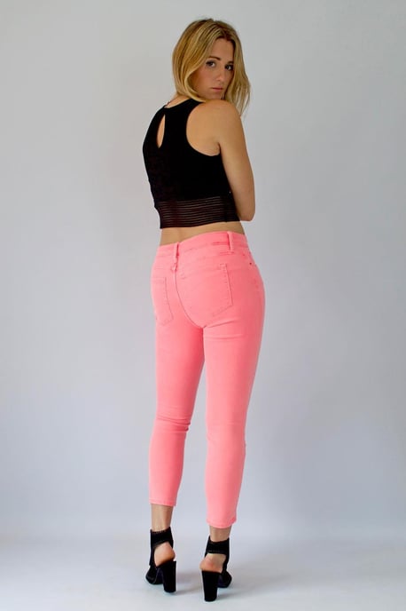 Slim Leg Ankle Grazer Jeans - Image 5