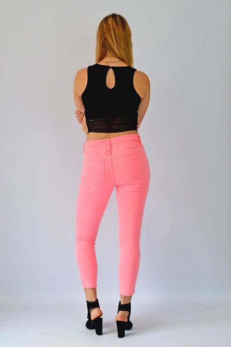 Slim Leg Ankle Grazer Jeans - Image 6