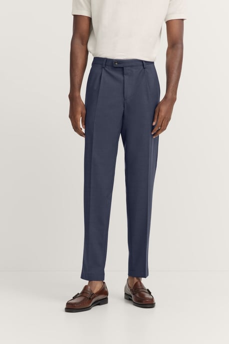 Bugatti Herren Geplooide broek met stretch en plooien - Image 1