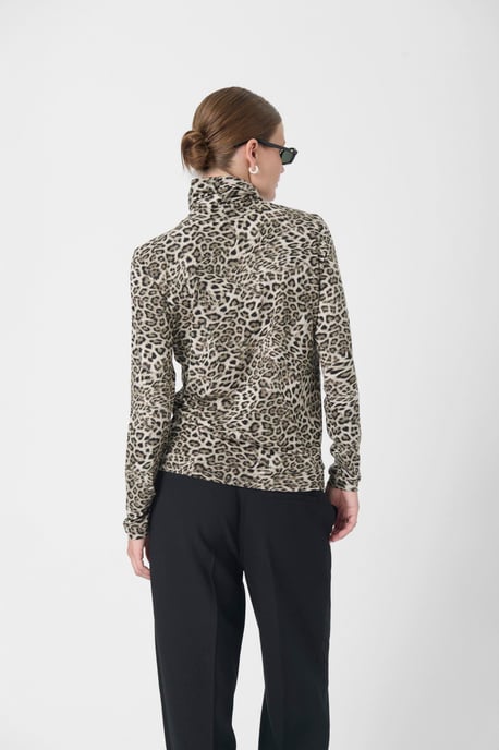 T-shirt met lange mouwen SLHanadi Regular fit animal - Image 3