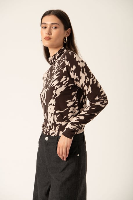 SLHanadi Printed Rollneck LS Regular fit - Image 2