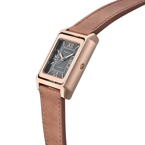 Heritor Automatic Esteban Horloge met Leren Band - Image 3