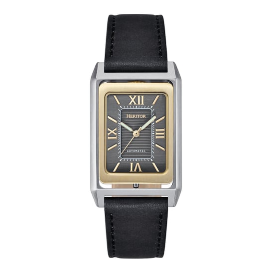 Heritor Automatic Esteban Leather Band Watch - Image 1