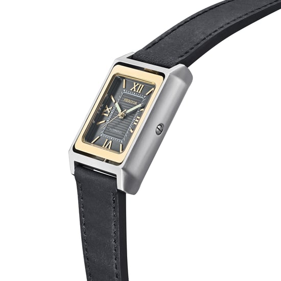 Heritor Automatic Esteban Horloge met Leren Band - Image 3