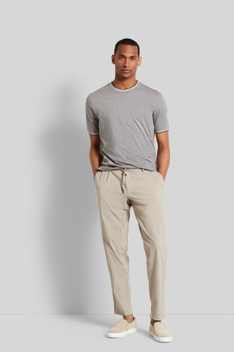 Bugatti Herren Geplooide broek met taps toelopende pasvorm - Image 4