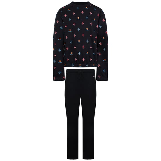 Champion Mini Logo Kids Black Tracksuit - Image 1