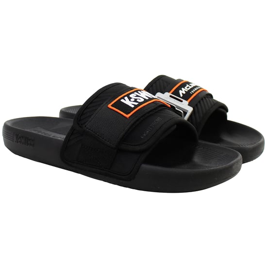 K-Swiss x McLaren Mens Black Sliders - Image 2