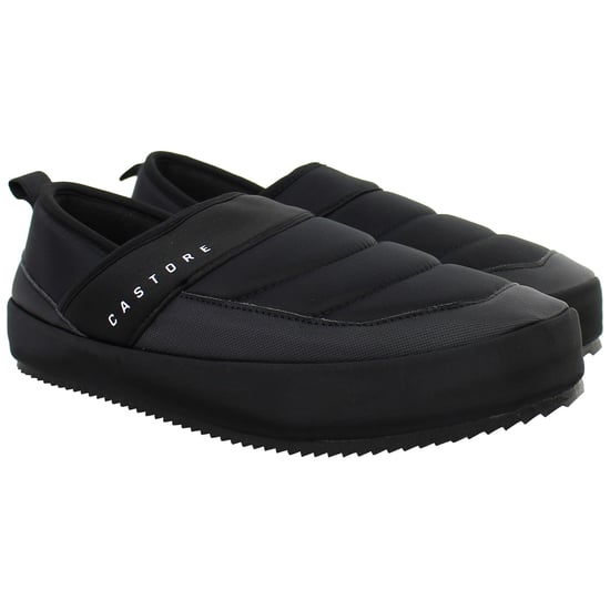 Castore Logo Mens Black Slippers - Image 2