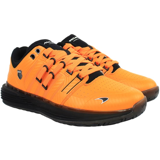 K-Swiss SI-18 Ultrashot x McLaren F1 Team Womens Orange Trainers - Image 2