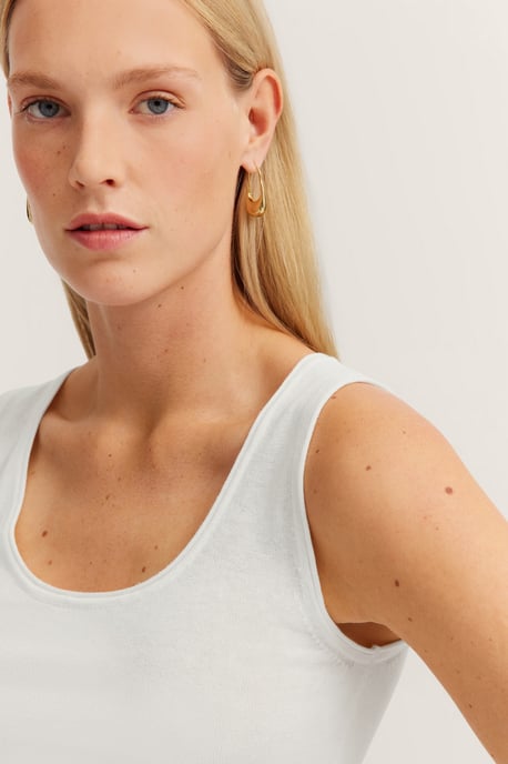 Bugatti Damen Top in comfortabele katoenmix - Image 4