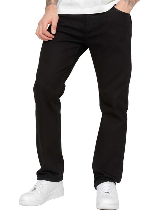 Kruze | Mens Straight Leg Denim Jeans - Image 4