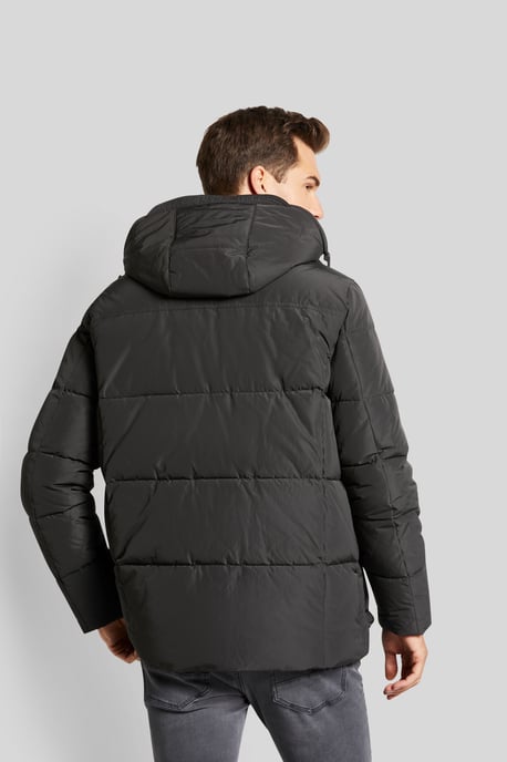 Bugatti Herren Gewatteerde jas met afneembare capuchon - Image 2