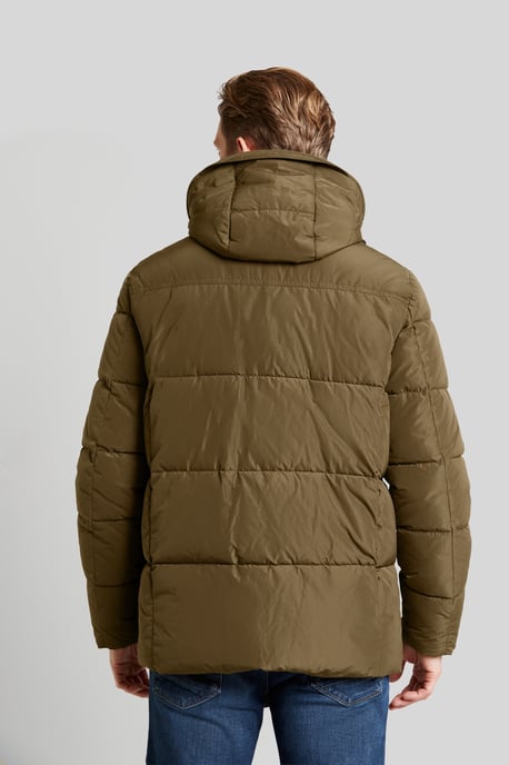 Bugatti Herren Gewatteerde jas met afneembare capuchon - Image 2