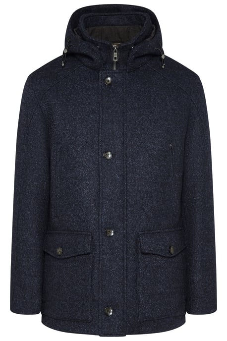 Bugatti Herren Wolljacke mit abnehmbarer Kapuze - Image 3
