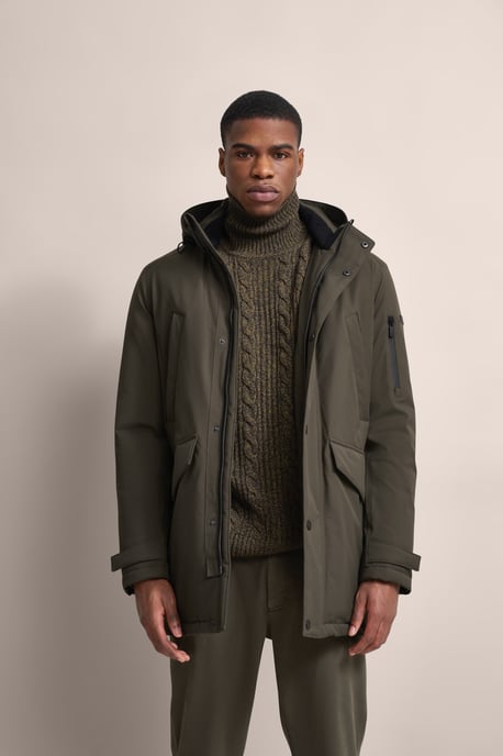 Bugatti Herren Parka met gebreide binnenkraag - Image 1