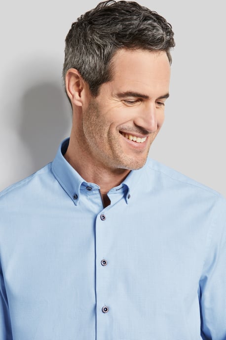 Bugatti Herren Shirt met lange mouwen van 100% katoen - Image 4