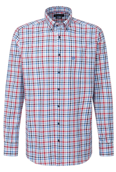 Bugatti Herren Casual overhemd met moderne ruitjes - Image 1