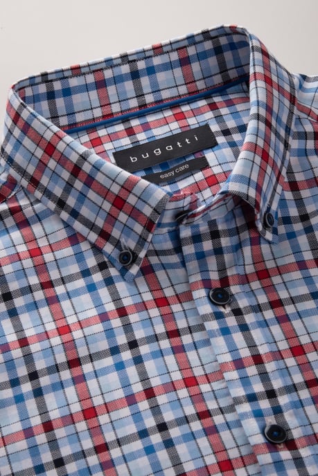 Bugatti Herren Casual overhemd met moderne ruitjes - Image 3