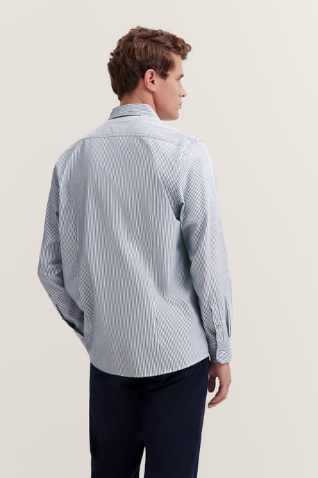 Bugatti Herren Oxford overhemd in een gestreepte look - Image 2
