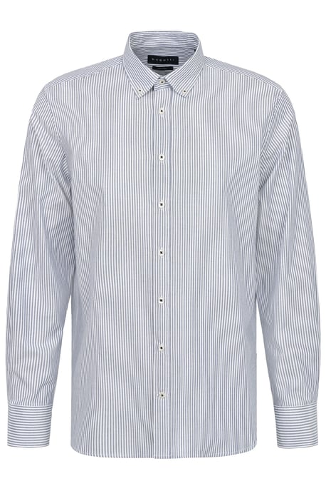 Bugatti Herren Oxford overhemd in een gestreepte look - Image 3