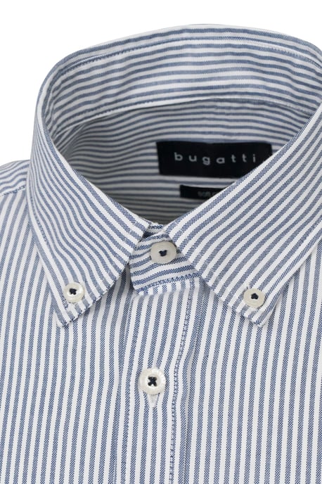 Bugatti Herren Oxford overhemd in een gestreepte look - Image 5