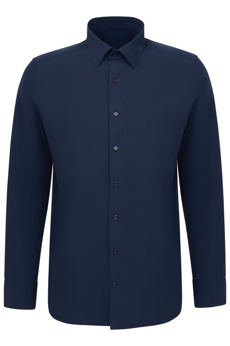 Bugatti Herren Jerseyhemd mit Kentkragen - Image 3
