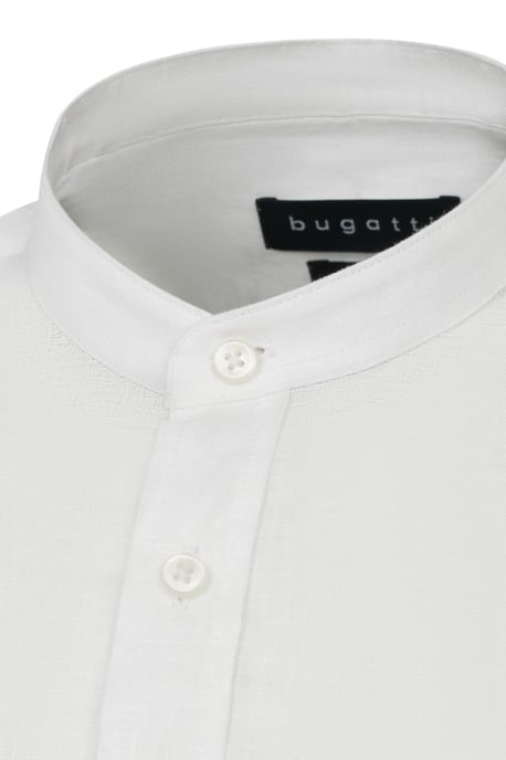 Bugatti Herren Linnen overhemd met opstaande kraag - Image 5