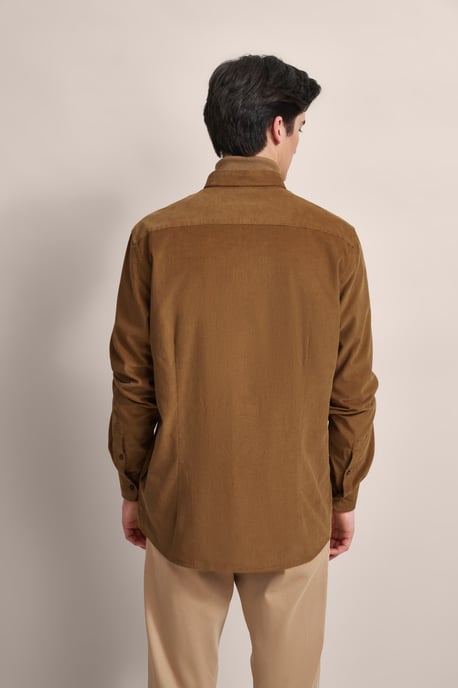 Bugatti Herren Shirt in modern fijn ribfluweel - Image 2