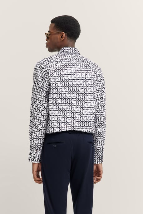 Bugatti Herren Shirt met hoogwaardige satijnen afwerking - Image 2